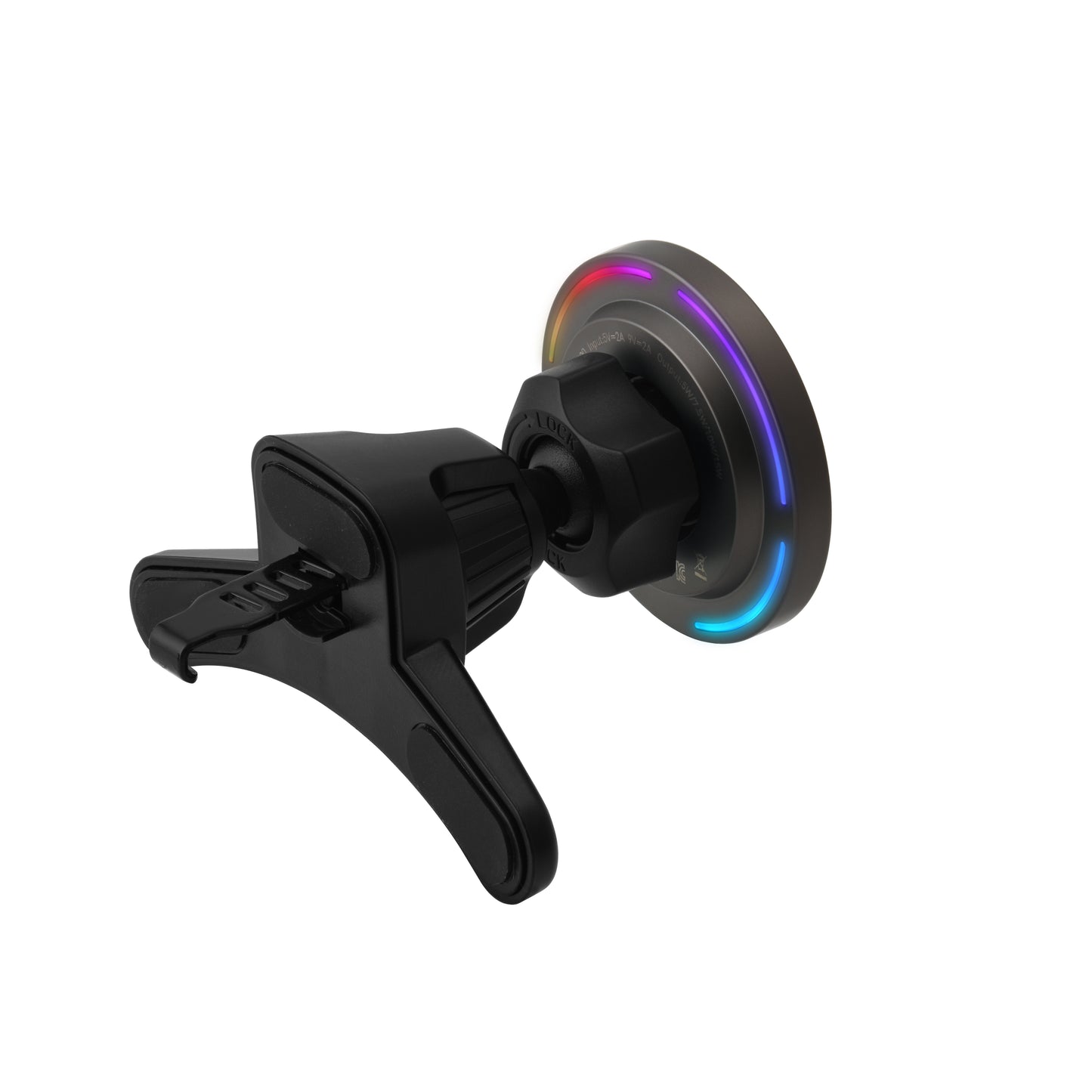 J&W Air Grap – Premium Magnetic RGB Car Mobile Holder