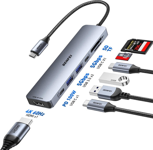 BENFEI x JW ConnectHub 7-in-1 USB-C Hub
