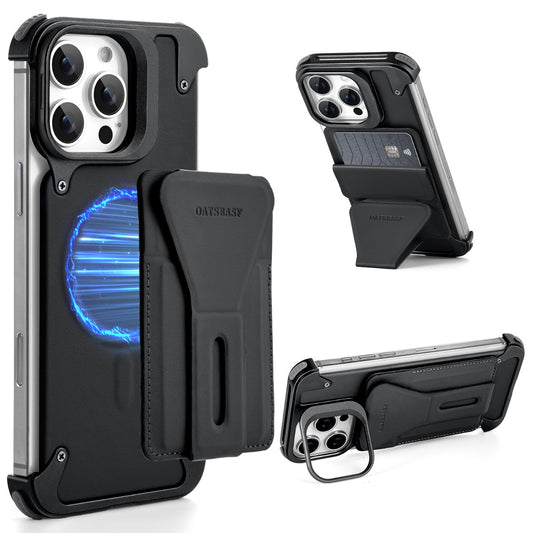 The J&W Company Magnetic Car Holder Phone Case for iPhone 16 Pro & 16 Pro Max – Strong Grip, Shockproof Protective Back Cover with Built-in Metal Plate