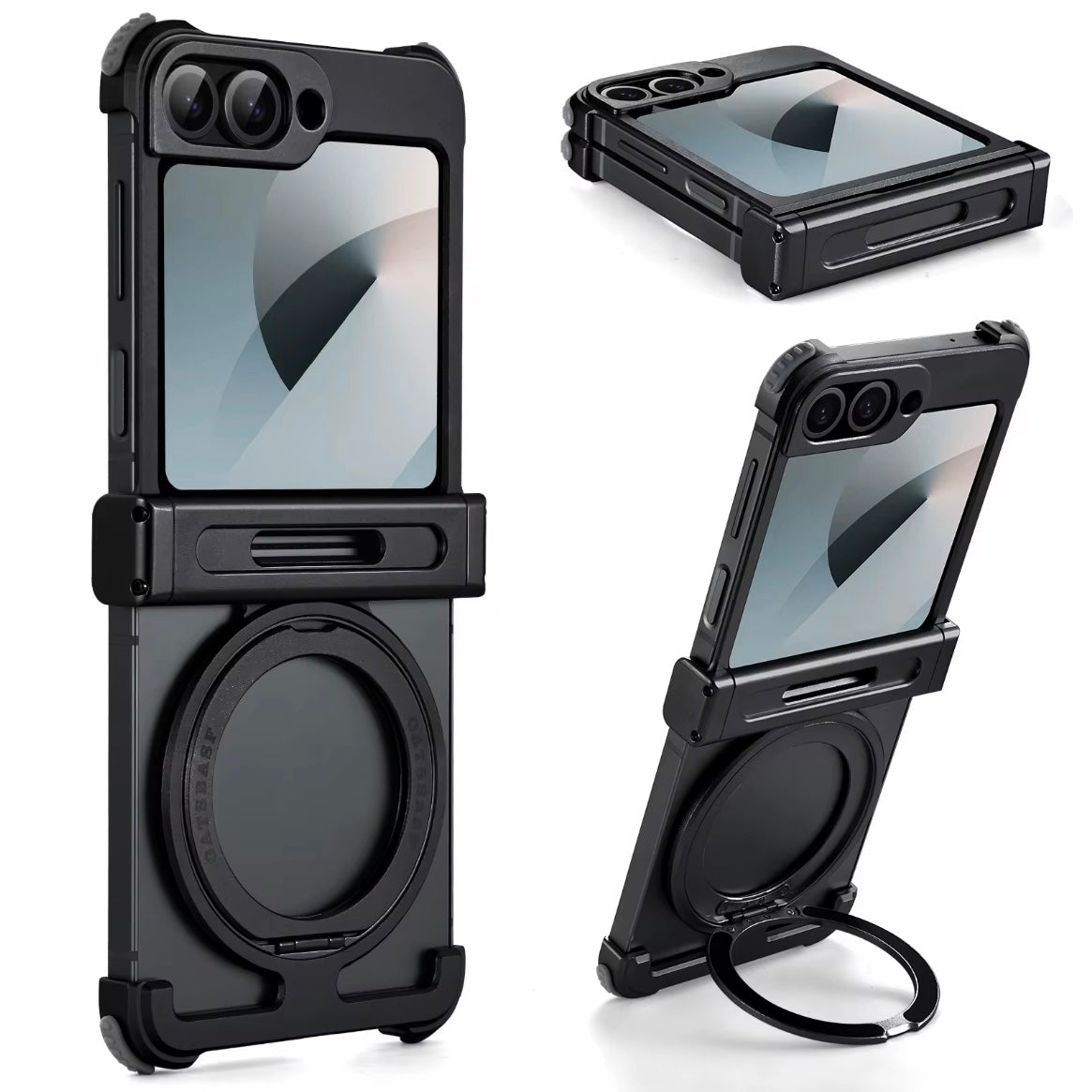 Z Shaped Metal Phone Case - Iphone 17 pro max