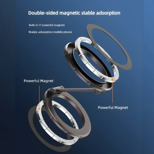 Magnetic Phone Holder - HoldSpire Dual Magnetic Mount | Ultra Grip & 360° Phone Rotation |