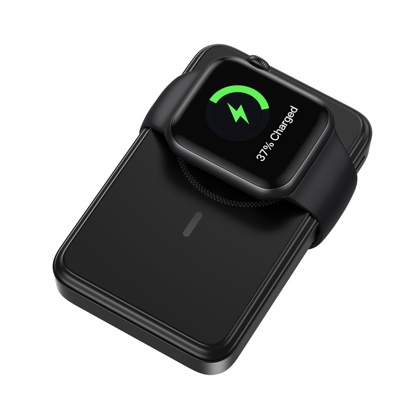 J&W 10,000mAh Wireless Charging Power Bank with Phone Holder & Dual Cables