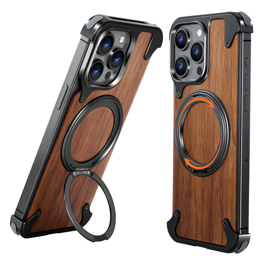 J&W WOODEN CASE ( BLACK )