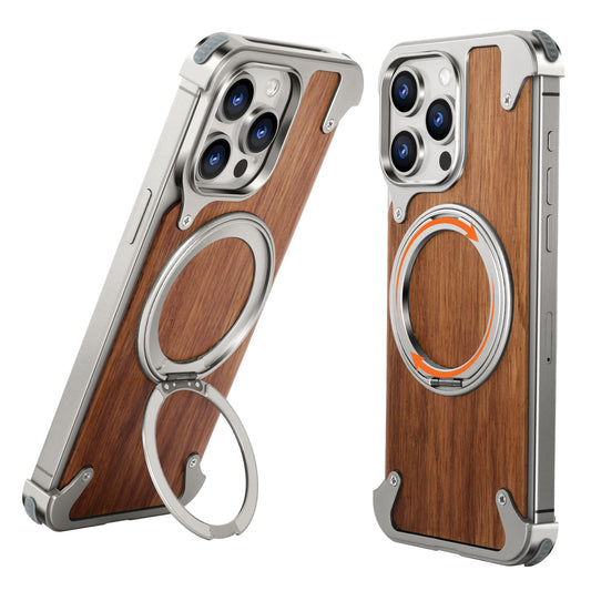 J&W WOODEN CASE ( TITANIUM )