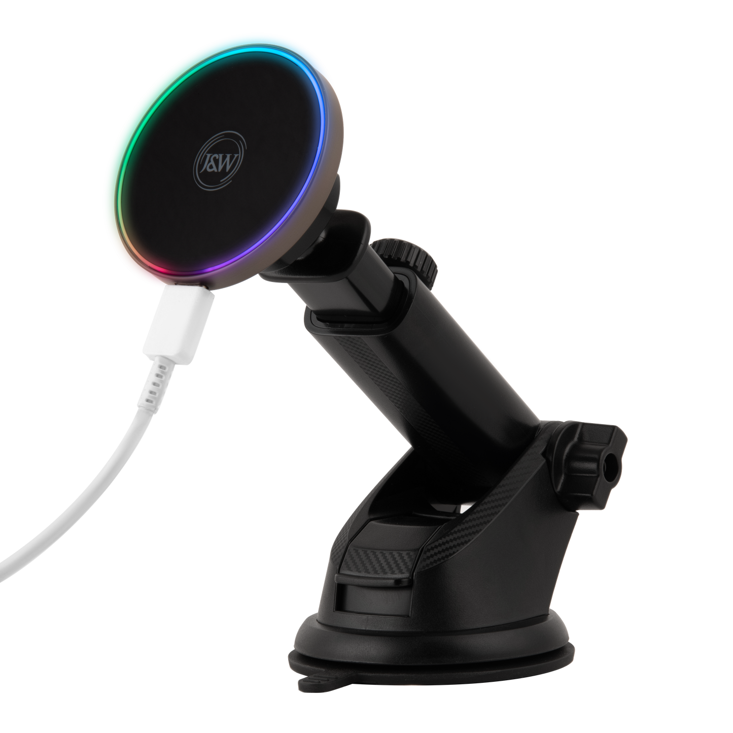 J&W Grapple – Premium RGB Magnetic Dashboard Mobile Holder