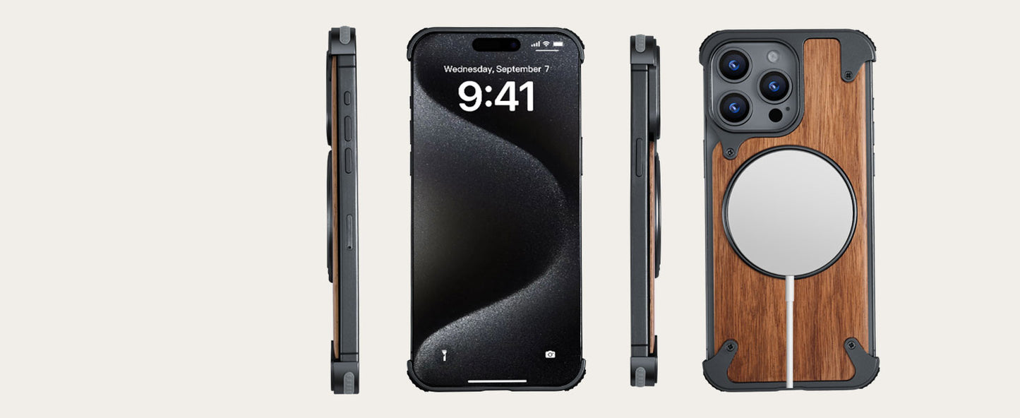 J&W WOODEN CASE ( BLACK )
