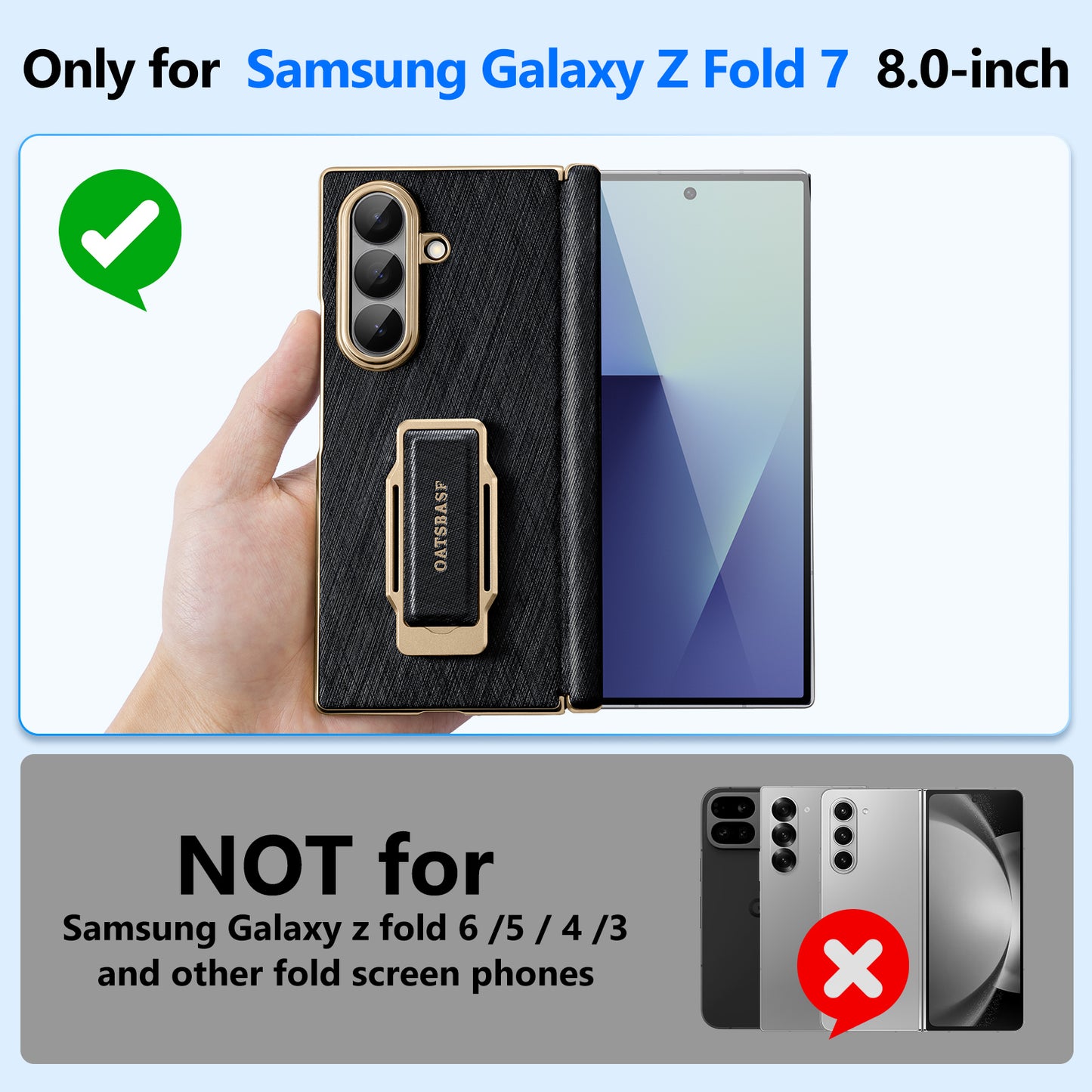 Single wrist-360 Ringstand Samsung Z Fold 7