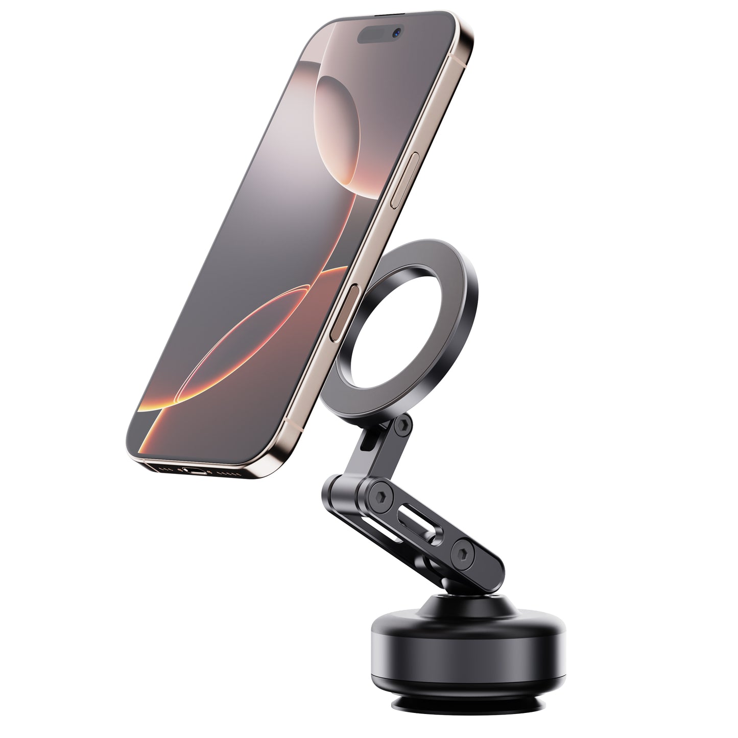 J&W Magnetic Car Phone Holder with Vacuum Suction