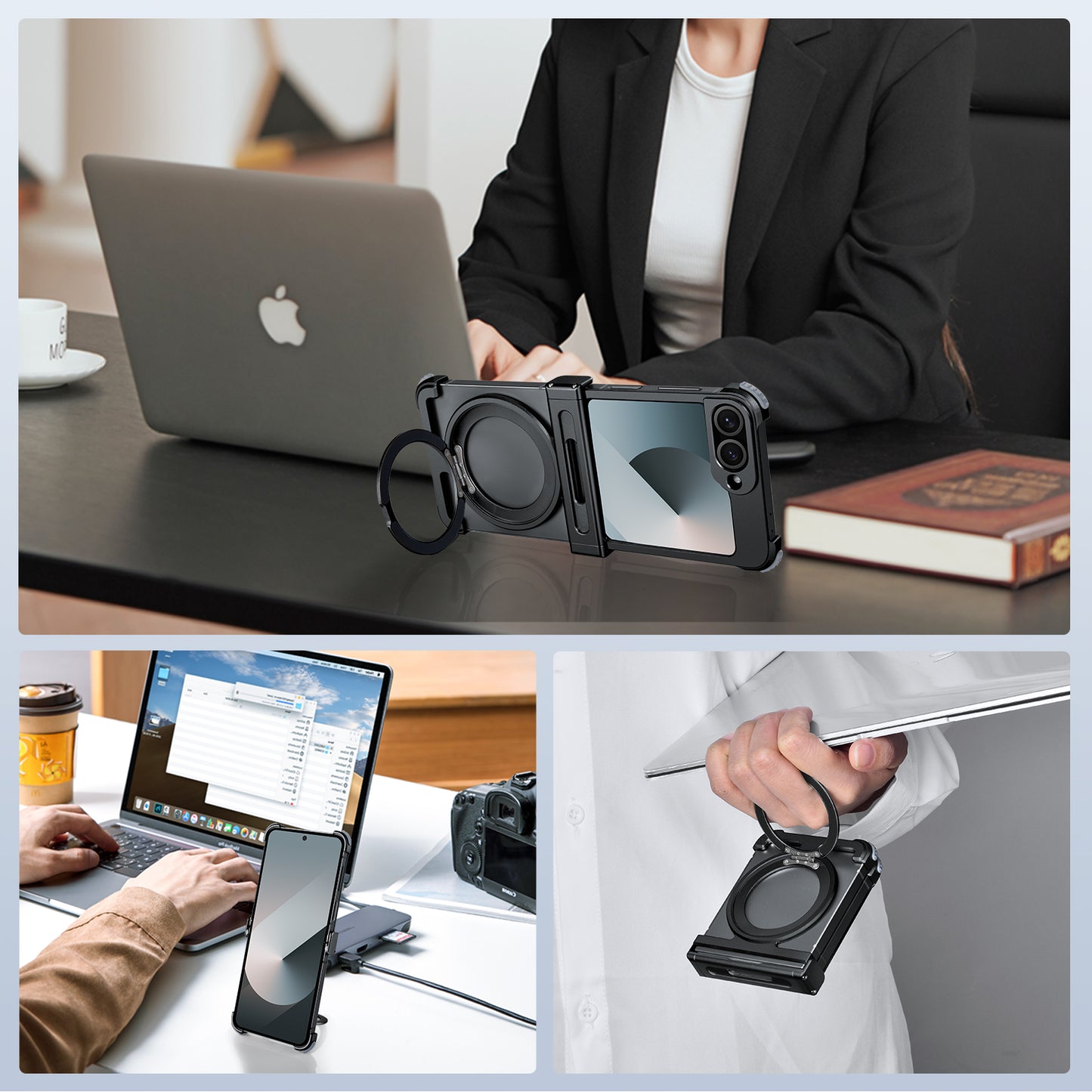 Pi Case-360 Ringstand Samsung Flip 6/7