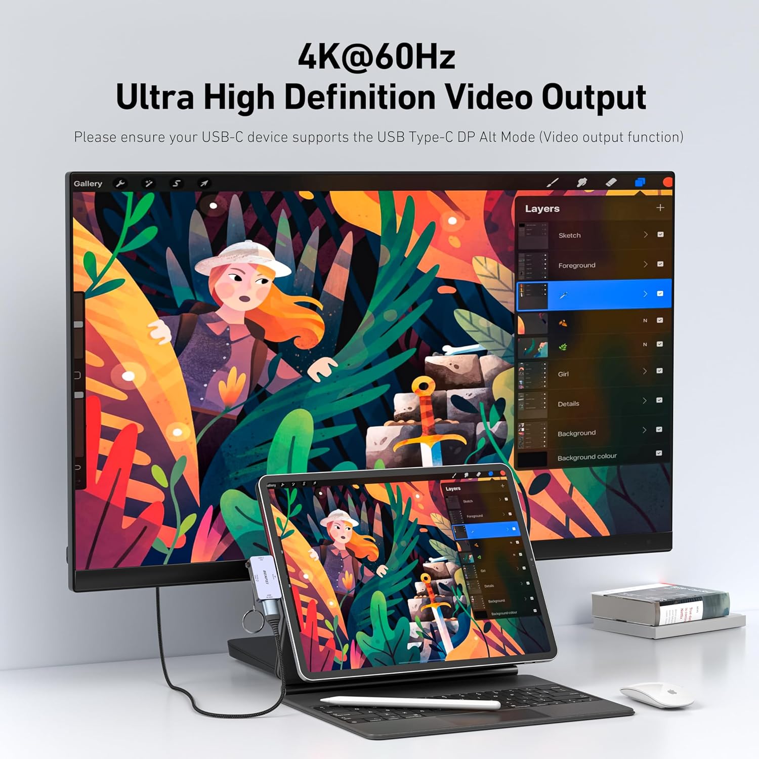 USB-C Hub 3-in-1 JW BENFEI 