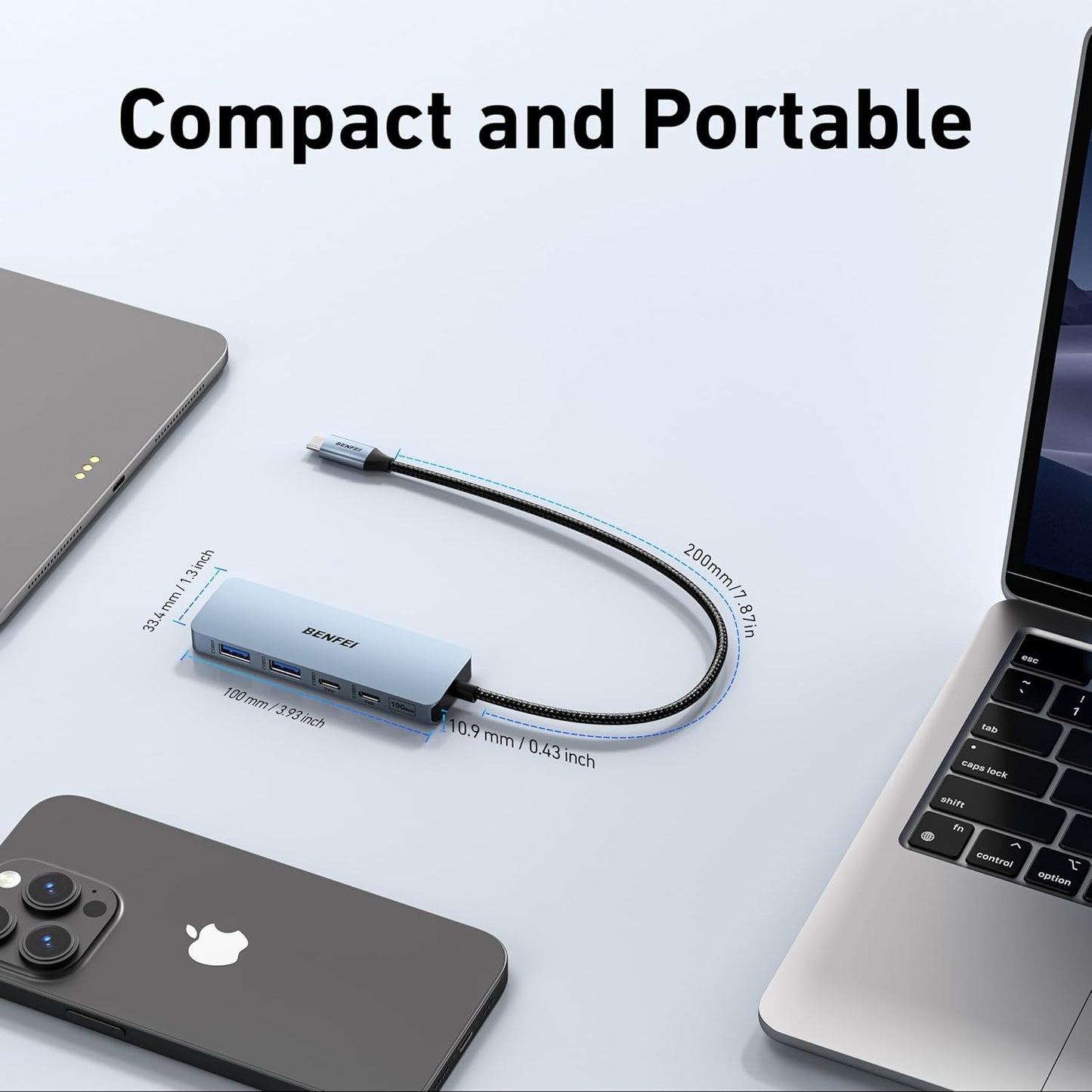 BENFEI USB-C 4-in-1 Multiport Hub 