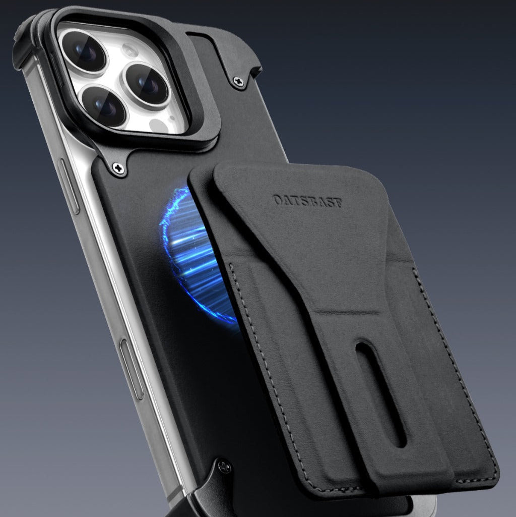The J&W Company Magnetic Car Holder Phone Case for iPhone 16 Pro & 16 Pro Max – Strong Grip, Shockproof Protective Back Cover with Built-in Metal Plate