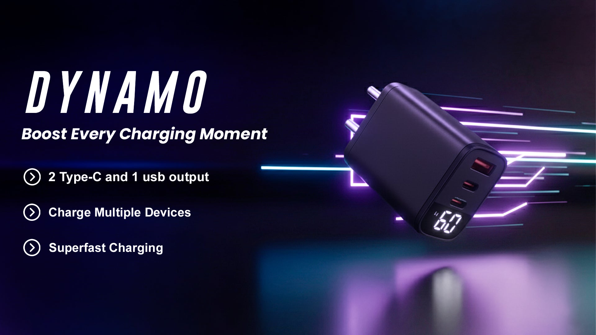 Dynamo 60W Wall Adapter by JW Company