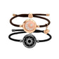 TOTWOO Long Distance Touch Bracelets for Couples, Vibration & Light up for Love Couples Bracelets | Long Distance Relationship Gifts for Girlfriend Bluetooth Pairing Jewelry