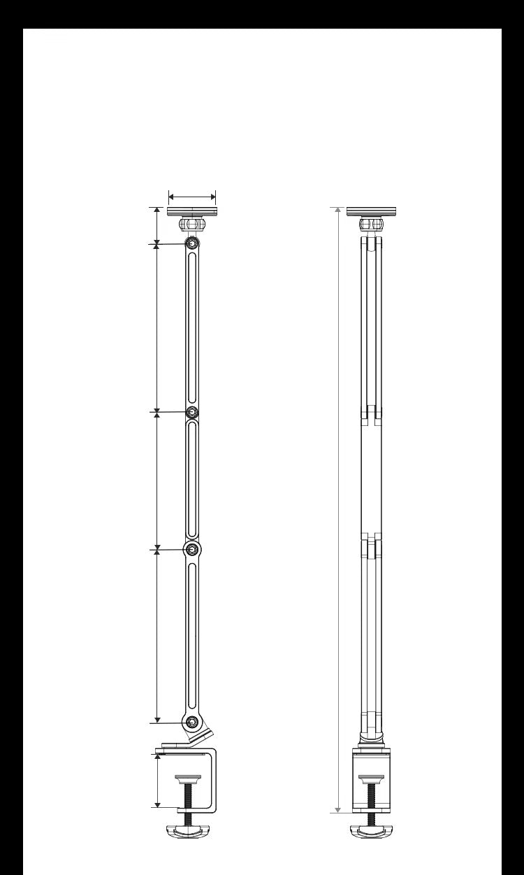 MagLock Pro – Premium CNC MagSafe Phone Holder with Desk Clamp & Multi-Adjust Arm
