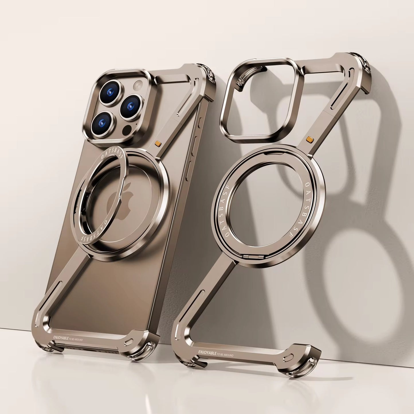 Z Shaped Metal Phone Case