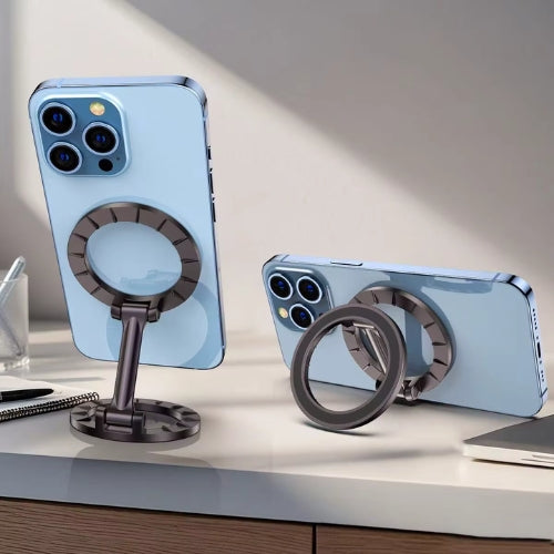 Magnetic Phone Holder - HoldSpire Dual Magnetic Mount | Ultra Grip & 360° Phone Rotation |