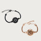 The J&W Company Love Band Bracelet – Minimalist Couple Bracelet with Adjustable Strap, Elegant Stainless Steel Finish, Perfect Gift for Him & Her”


