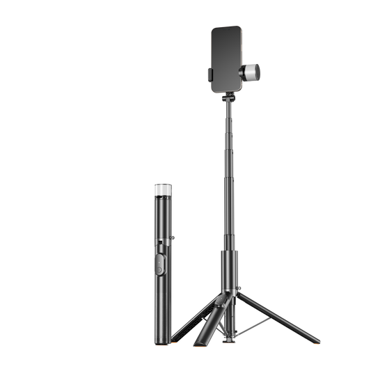 FlexPop Pro –Auto Pop-Open Selfie Stick | 1.93m Aluminum Tripod Stick for iPhone & Android