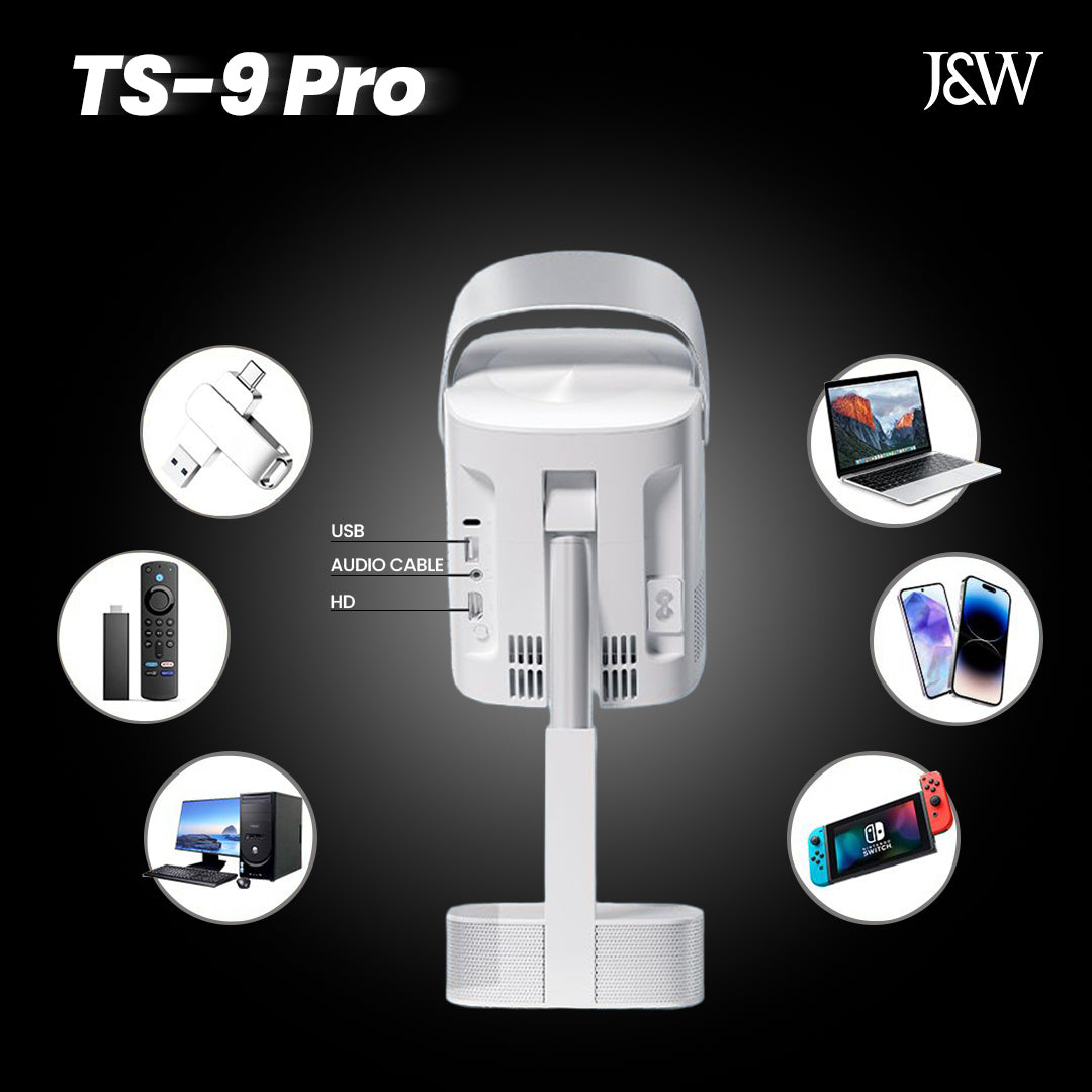 TS9 Pro Mini Projector by JW Company 