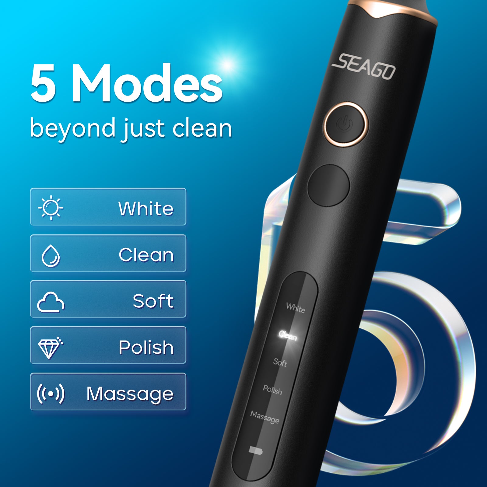 Electronic Toothbrush Wave Ultra Superior Cleaning Power
