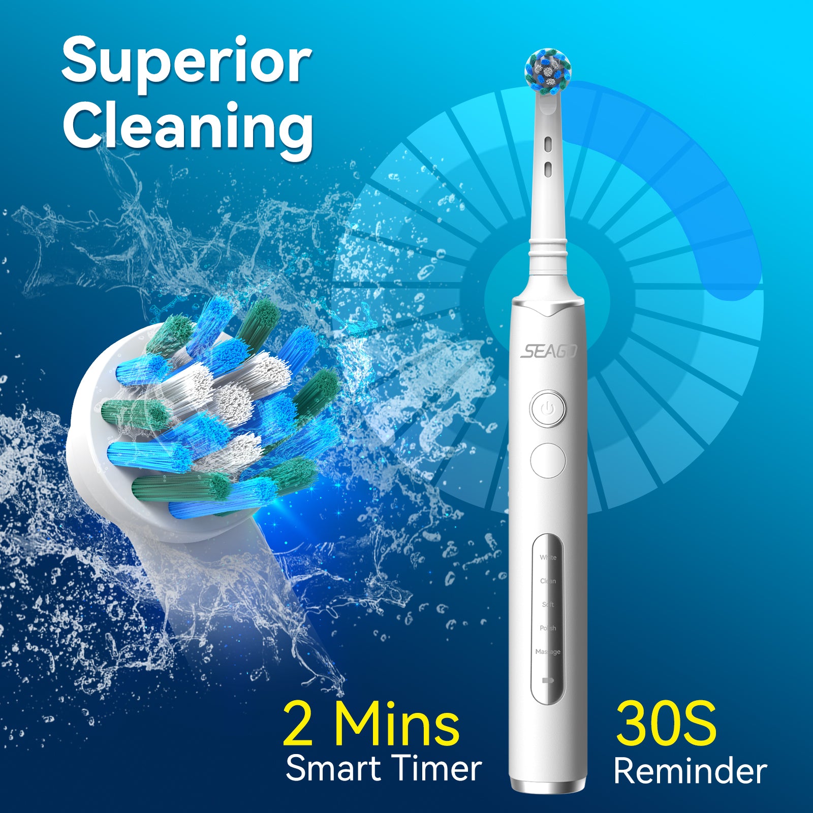 Electronic Toothbrush Wave Ultra Superior Cleaning Power