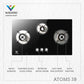 Wizard ATMOS 3B Glass Automatic Hob by JW Company