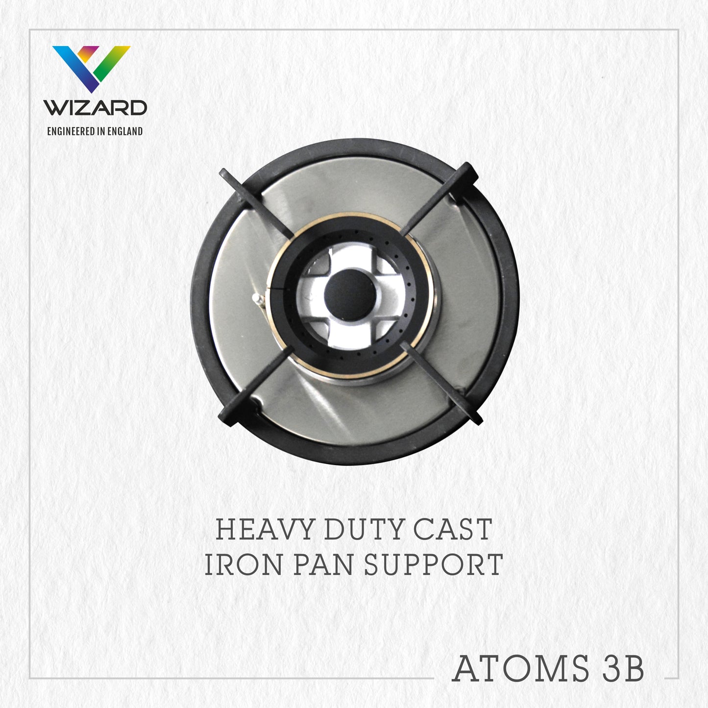 Wizard ATMOS 3B Glass Automatic Hob by JW Company