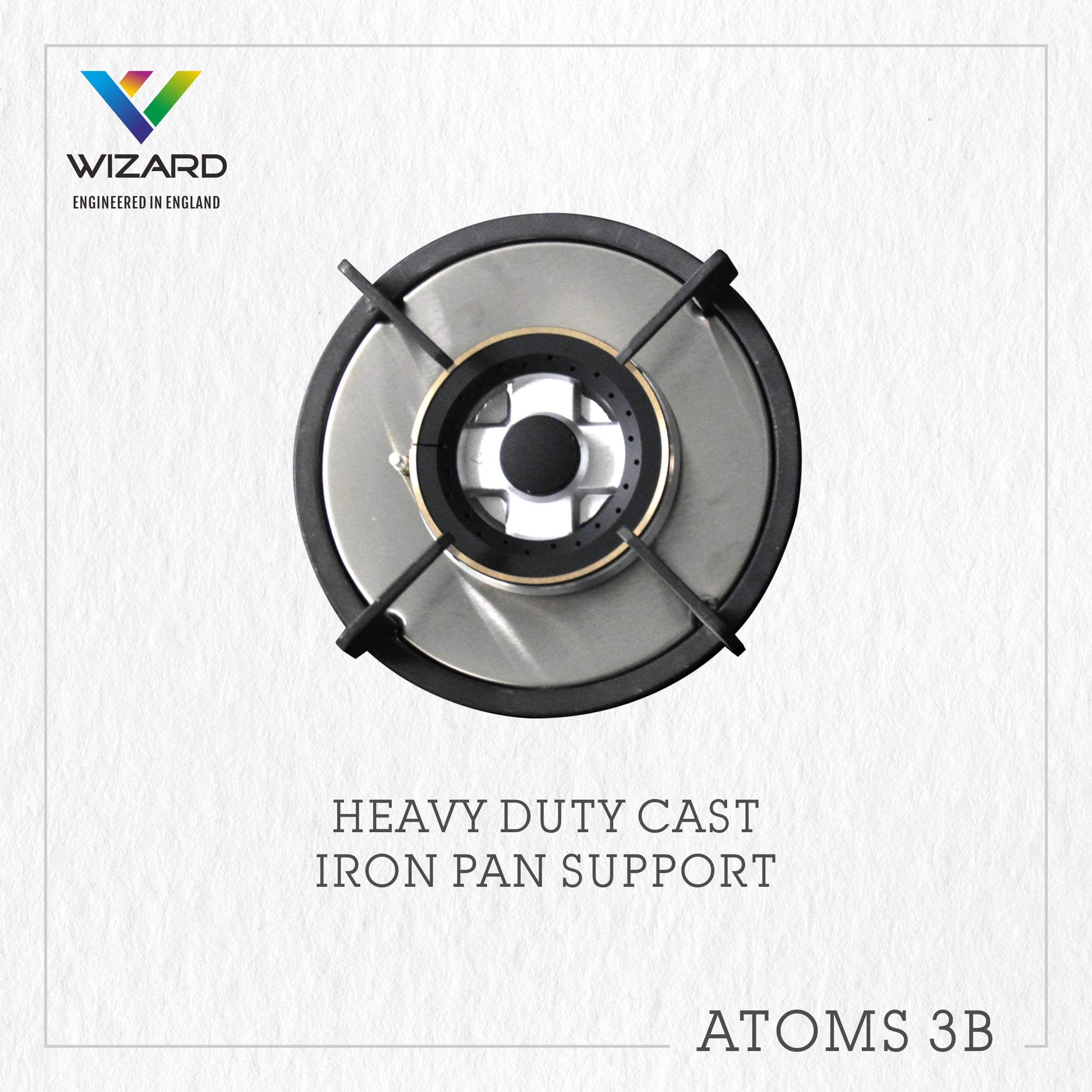 Wizard ATMOS 3B Glass Automatic Hob by JW Company
