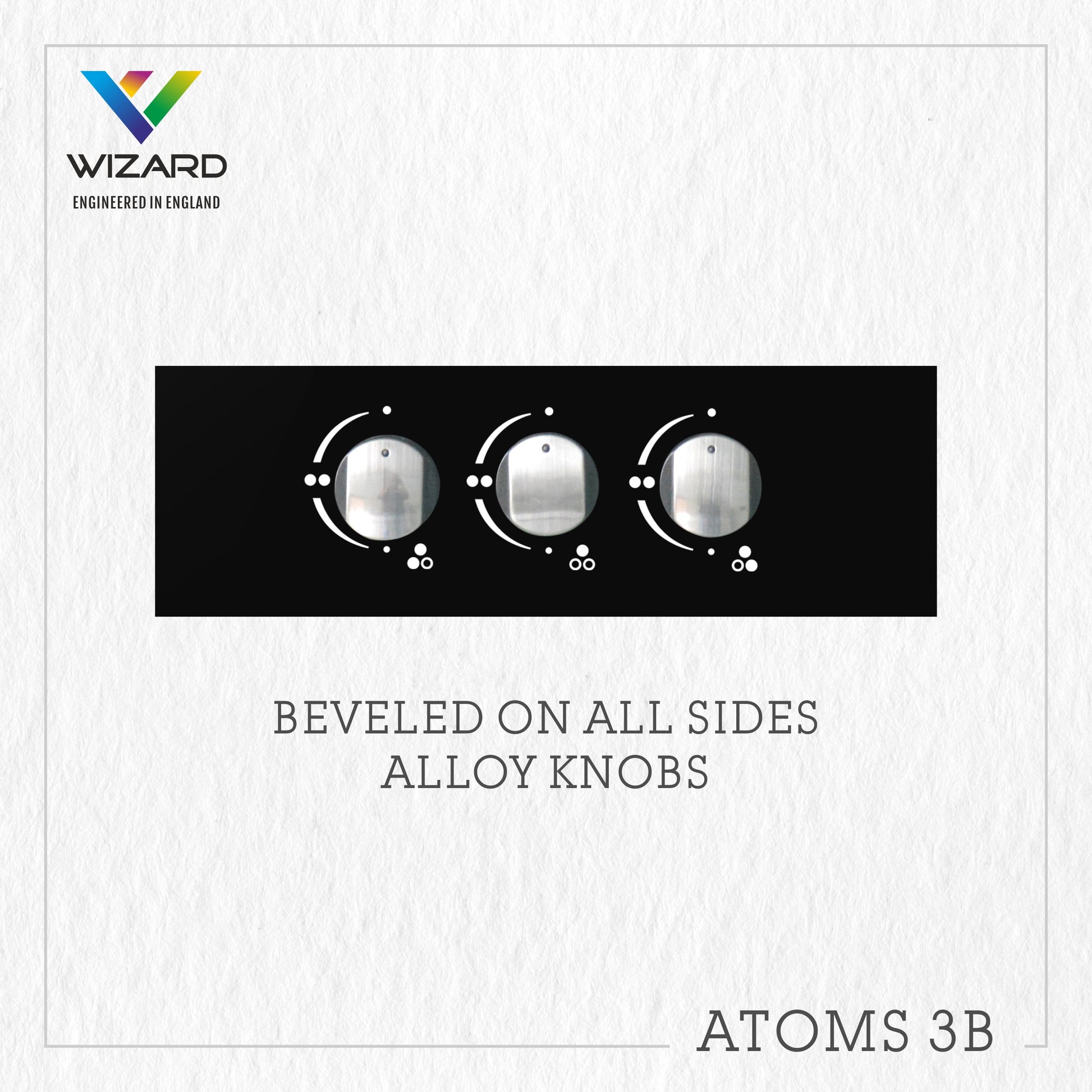 Wizard ATMOS 3B Glass Automatic Hob by JW Company