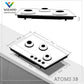 Wizard ATMOS 3B Glass Automatic Hob by JW Company