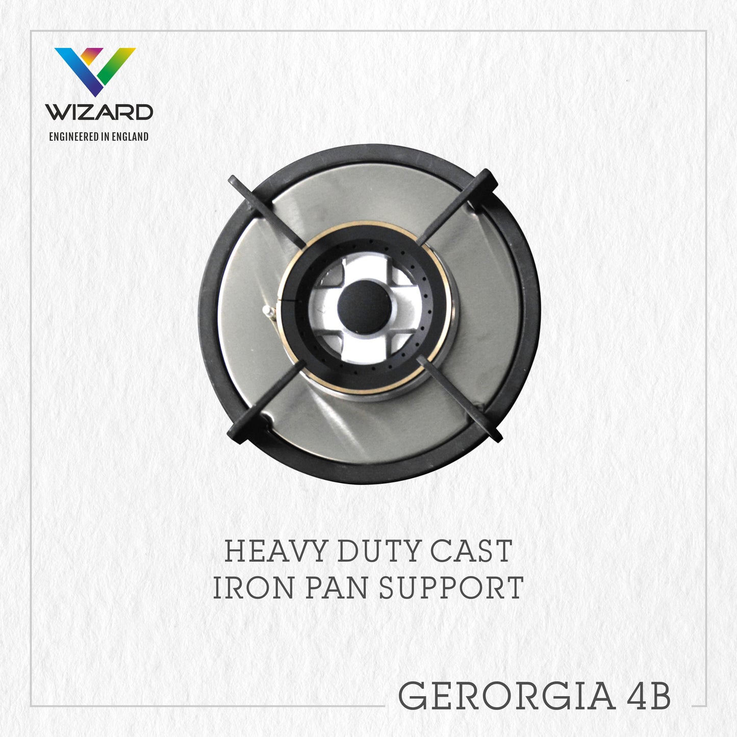 Wizard GEORGIA 4B Glass Automatic Hob by JW Company