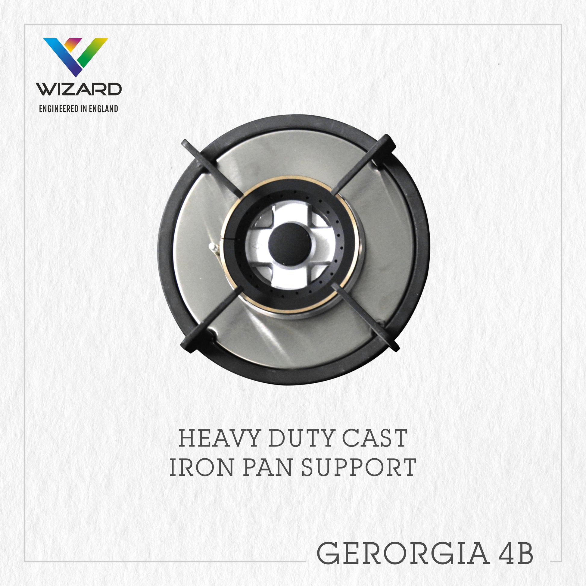 Wizard GEORGIA 4B Glass Automatic Hob by JW Company