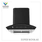 Wizard SUPER NOVA 60 Auto Clean Wall Mounted BLACK 1000 CMH Chimney by JW Company