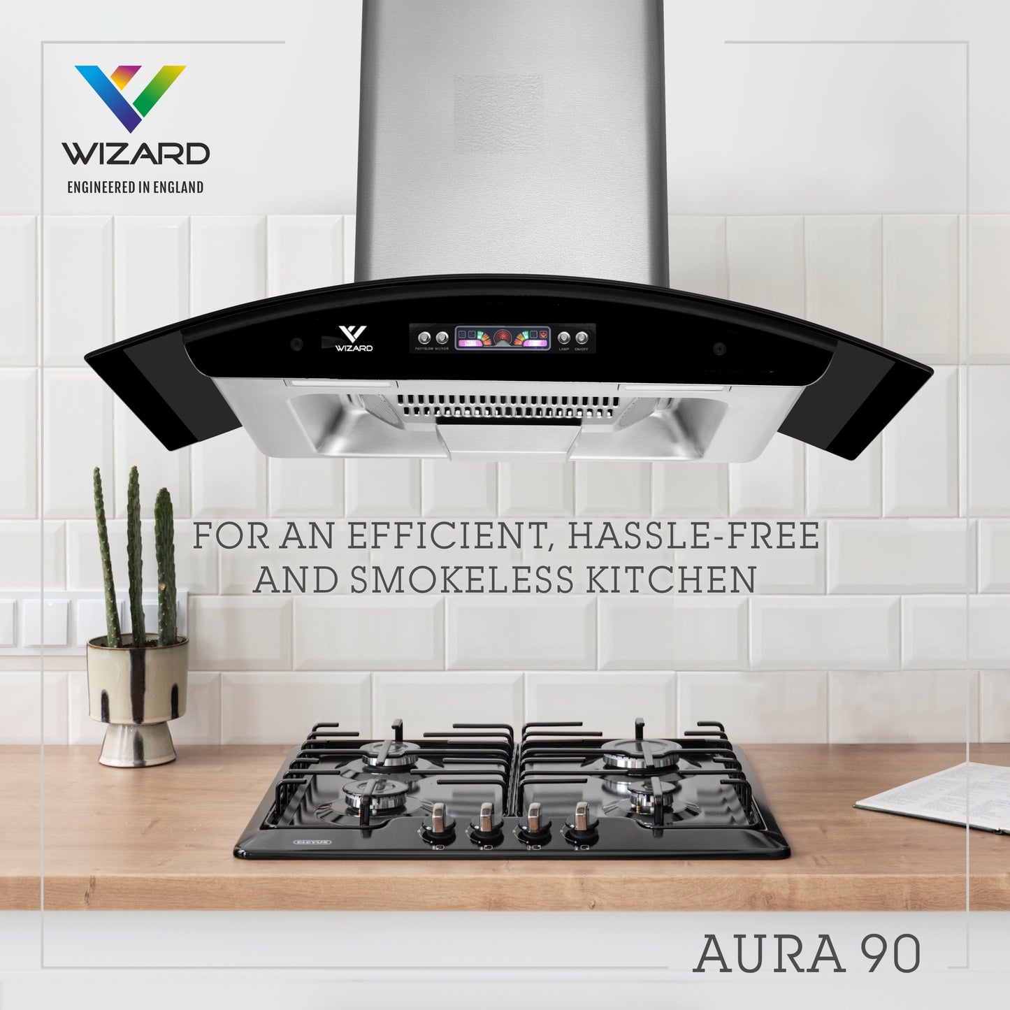 Wizard WCA90 Auto Clean Wall Mounted Black by The JW Company