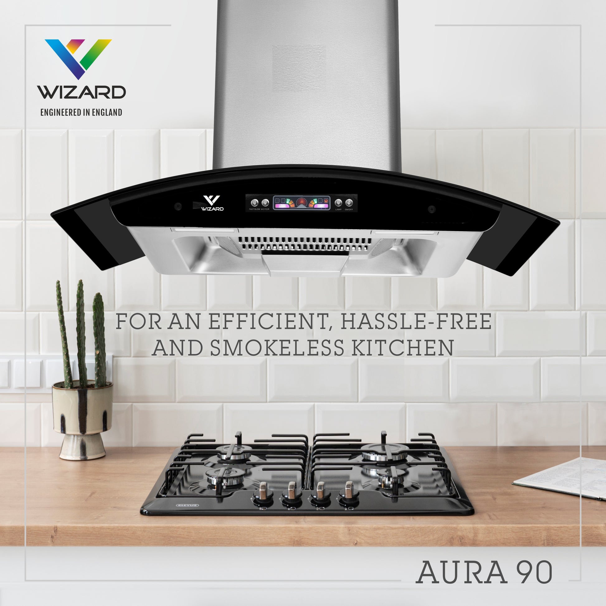 Wizard WCA90 Auto Clean Wall Mounted Black by The JW Company