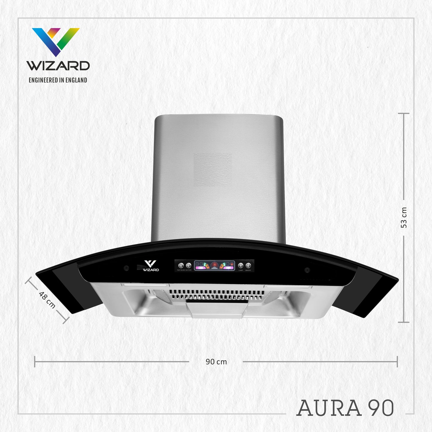 Wizard WCA90 Auto Clean Wall Mounted Black by The JW Company