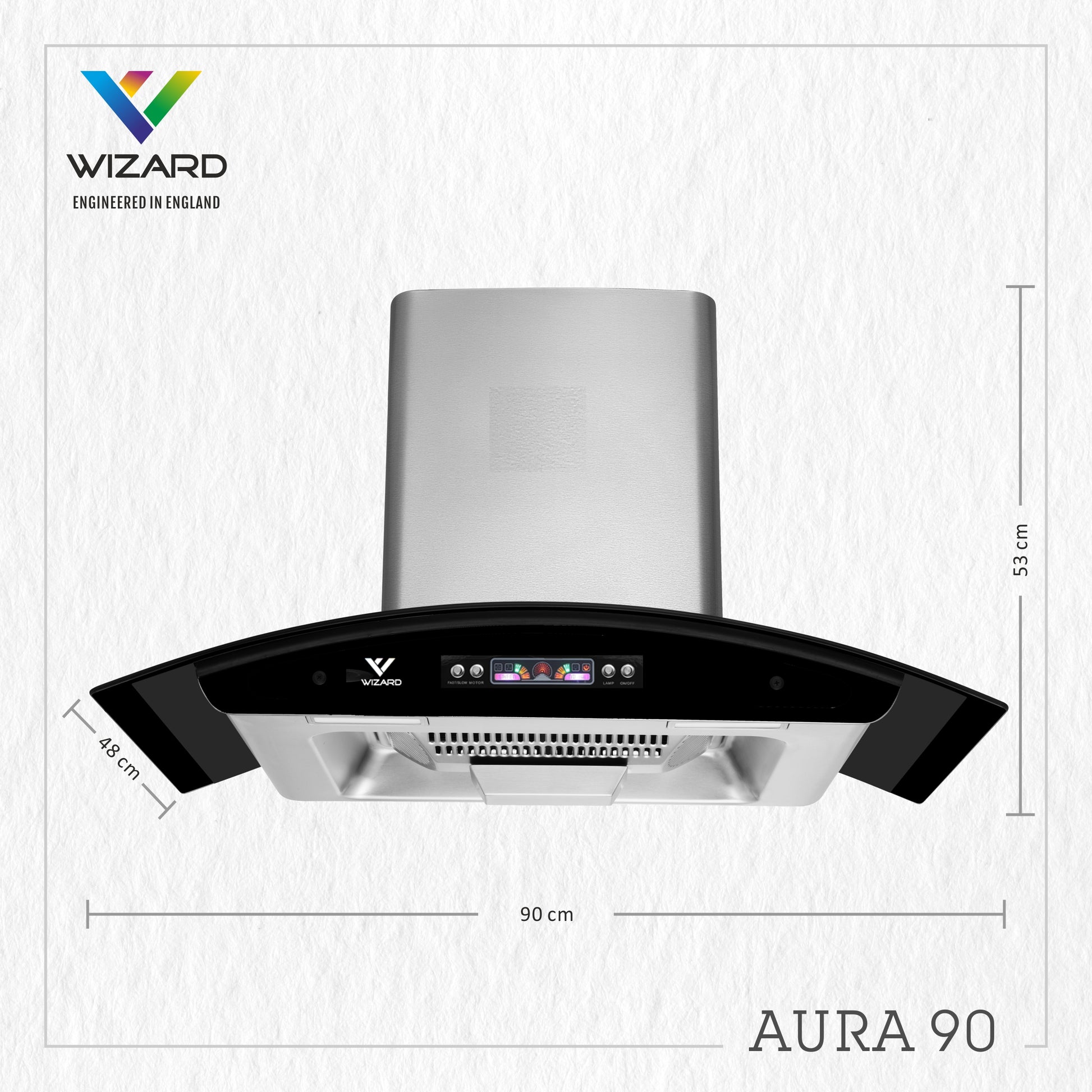 Wizard WCA90 Auto Clean Wall Mounted Black by The JW Company