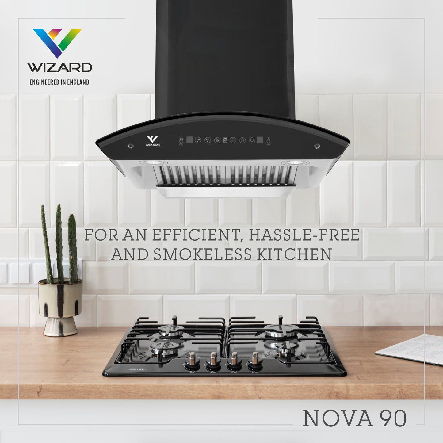 Wizard WCN90 Auto Clean Wall Mounted Black by JW Company