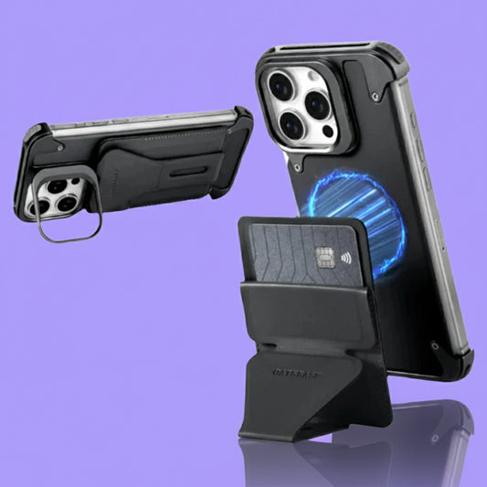 Card Holder Case by JW Company | Slim & Protective Design for iPhone 16 Pro & Pro Max | Convenient Back Pocket