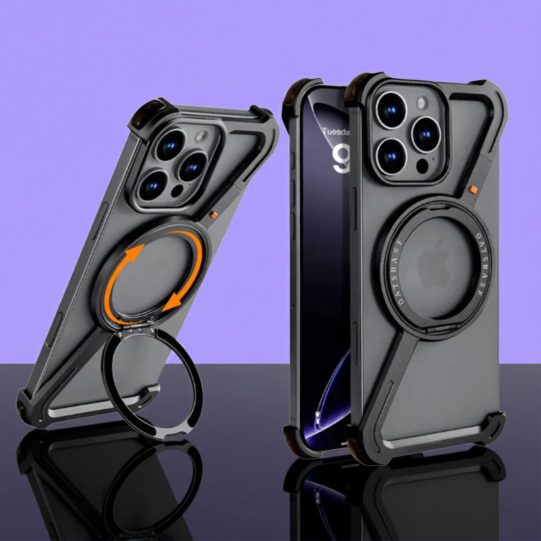 Z Shaped Metal Case | Shockproof & Stylish Design for iPhone